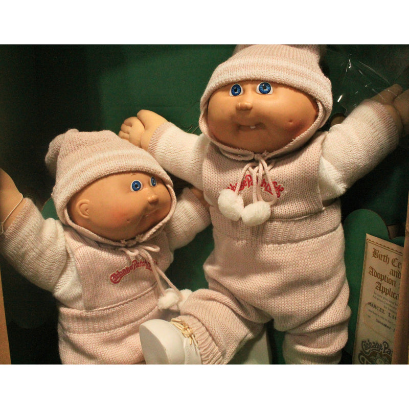 Coleco | 1985 Cabbage Patch Kids Twins - Pink | Damaged Box