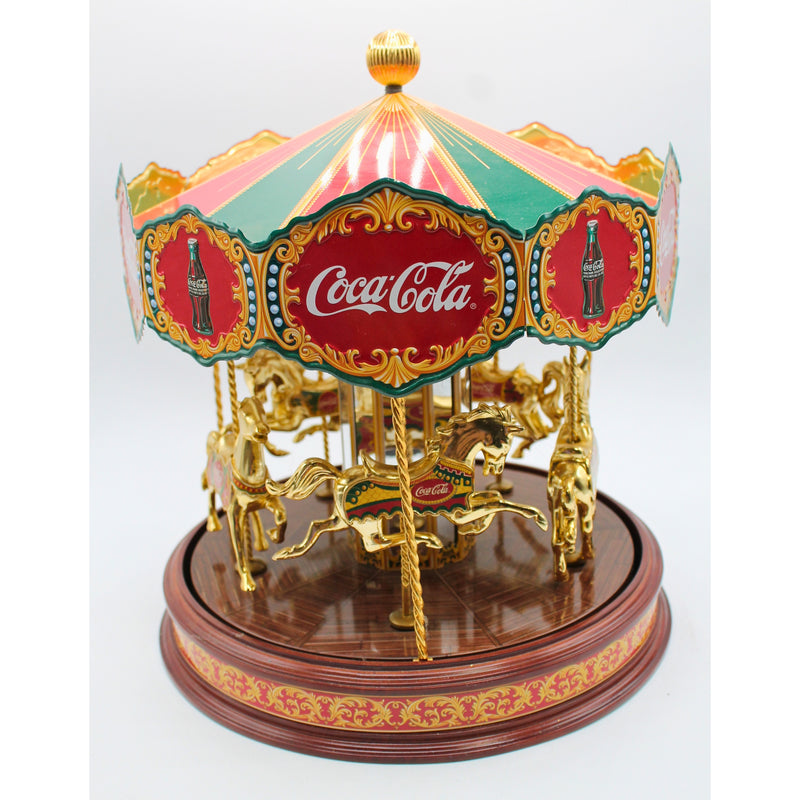 Coca-Cola | 1997 Franklin Mint Musical Carousel | No Box