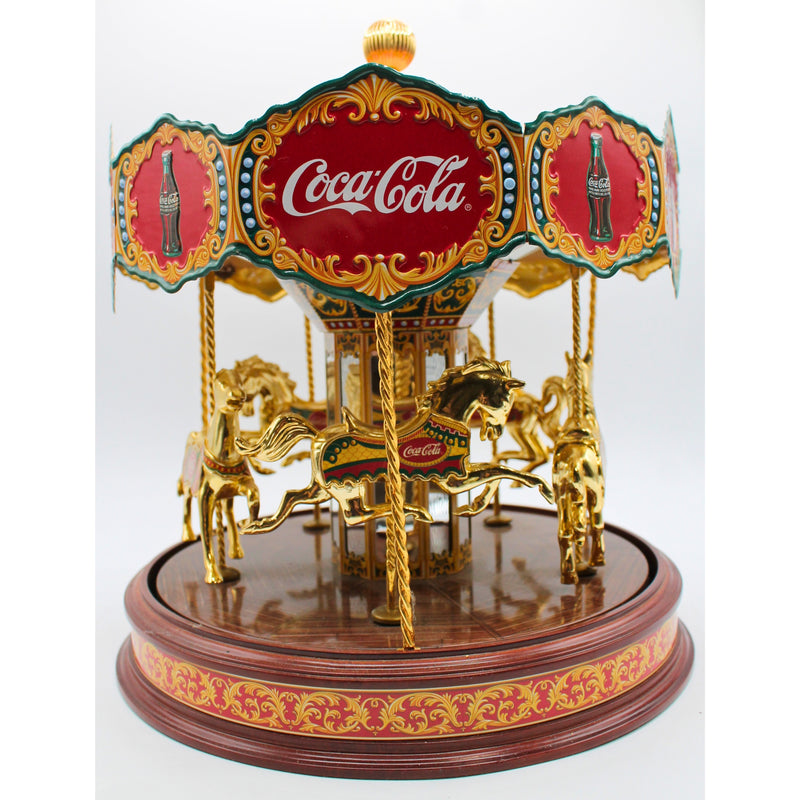 Coca-Cola | 1997 Franklin Mint Musical Carousel | No Box