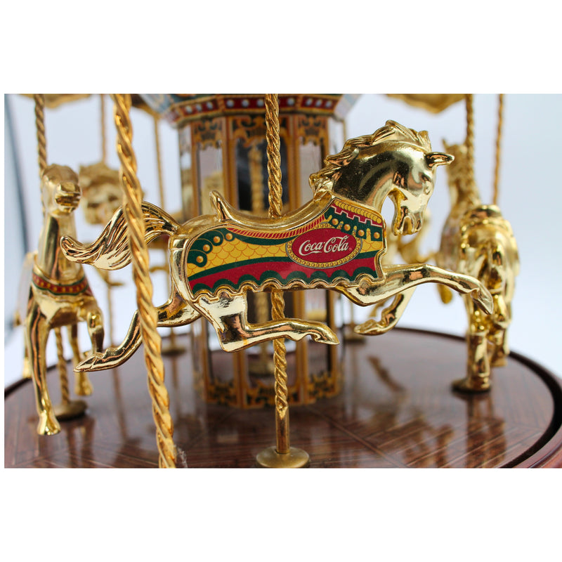 Coca-Cola | 1997 Franklin Mint Musical Carousel | No Box