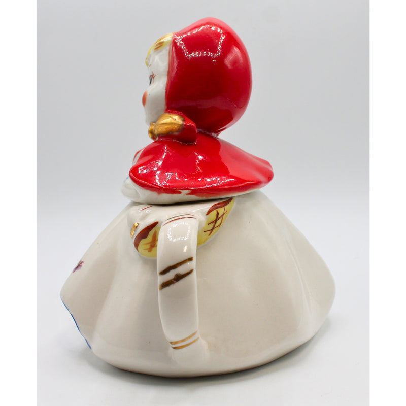 Vintage Little Red Riding Hood Teapot | Reglued Head