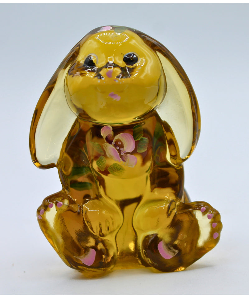 Fenton Glass | Gold Lop Eared Bunny | No box