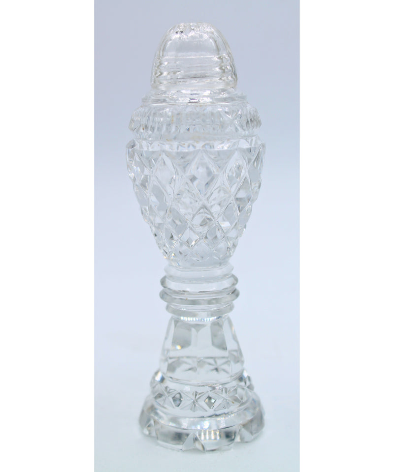 Crystal Bohemian Pedestal Salt & Pepper Shakers