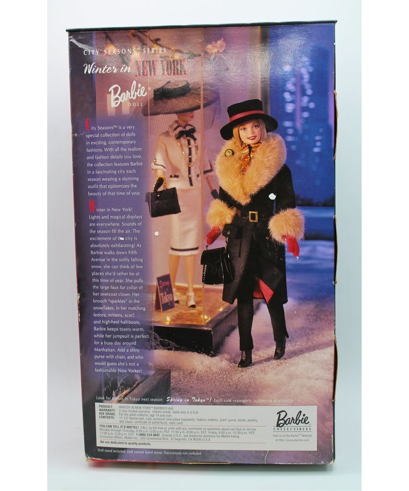 Barbie | 1998 Winter in New York | Damaged Box