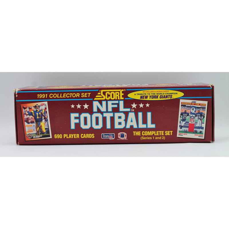 Lot of 2: 1994-1995 NBA Hoops & 1991 NFL Football Cards | Non-Mint Box