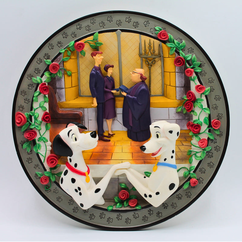 Disney | 101 Dalmatians Wedding Bells Plate | Non-Mint Box