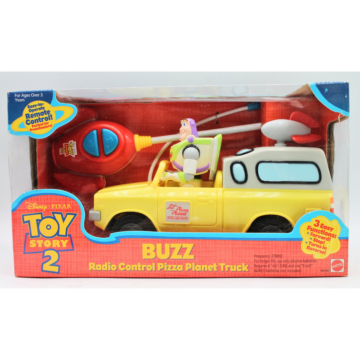 Mattel | Toy Story 2 Buzz Radio Control Pizza Planet Truck | Non-Mint