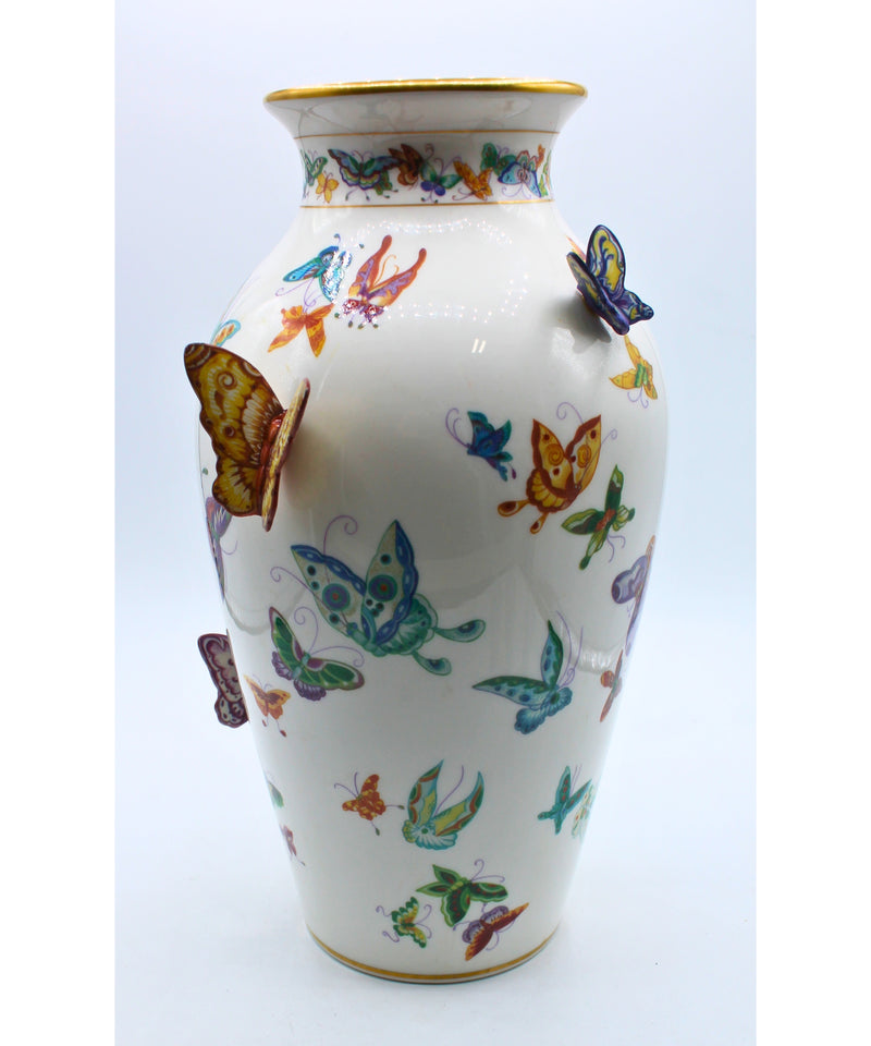 Franklin Mint | The Vase of a Hundred Butterflies | Broken Butterfly