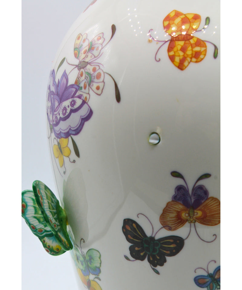 Franklin Mint | The Vase of a Hundred Butterflies | Broken Butterfly