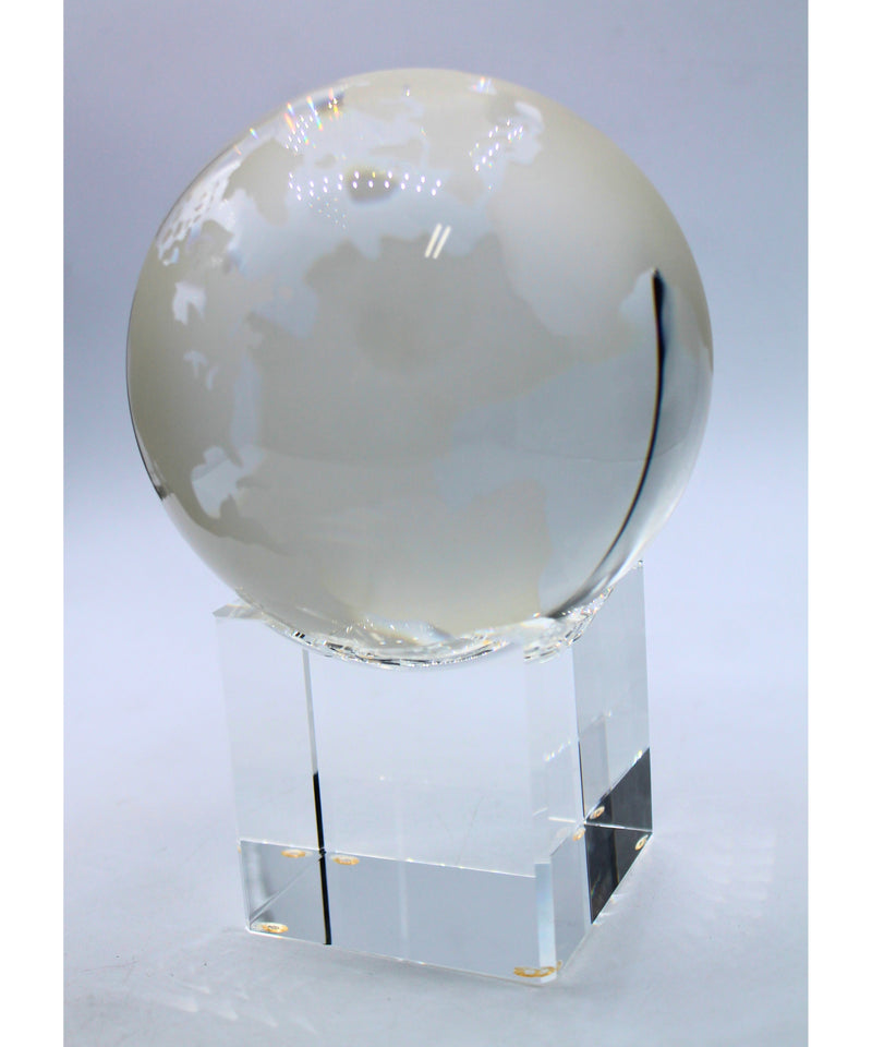 Crystal Globe with Base | Non-Mint Box