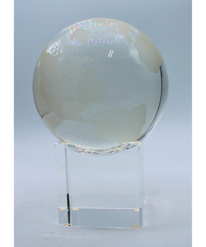 Crystal Globe with Base | Non-Mint Box