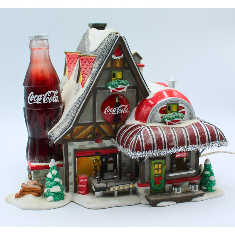 Department 56 | Coca-Cola Fizz Factory | Broken Flag