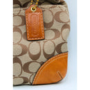 Coach | Jacquard Print Brown Hobo Purse | Scratched