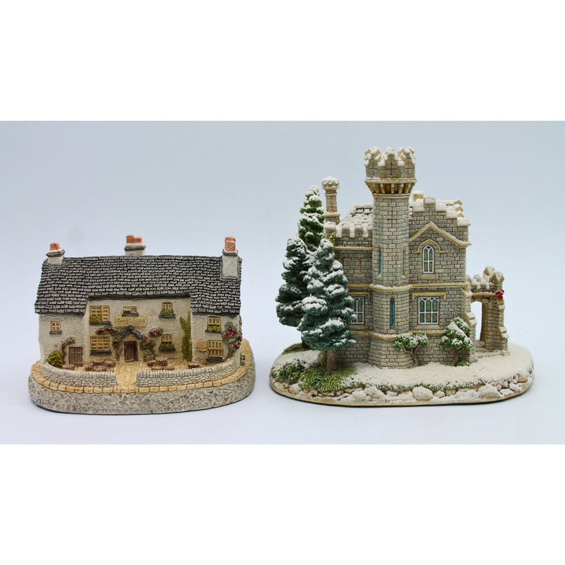 Lot of 6: Miniature Houses and Castles | No Box