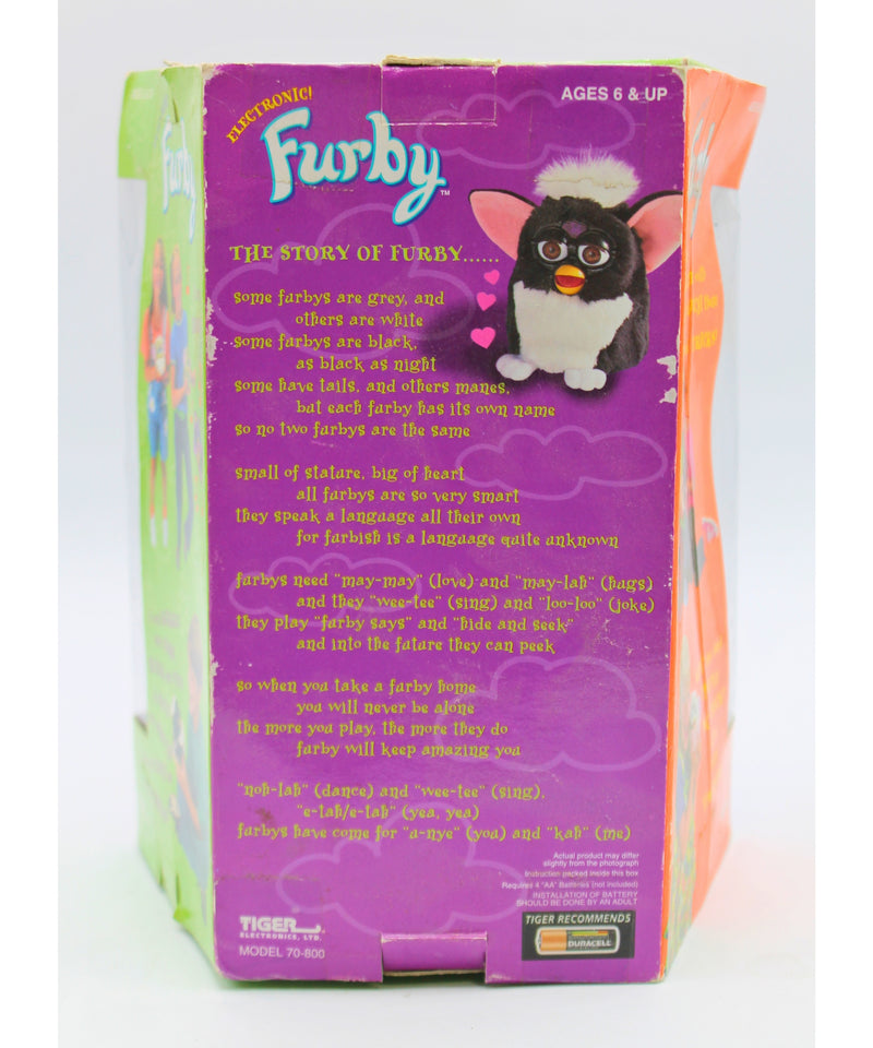 Tiger | Black and White Furby | Damaged Box