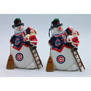 Danbury Mint | Lot of 2: Chicago Cubs Gameday Snowman | Non-Mint Boxes