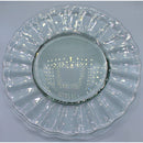 Lot of 2: Round Ruffled-Edge Serving Platters | Scratched