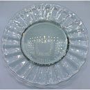 Lot of 2: Round Ruffled-Edge Serving Platters | Scratched