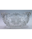 Cut Glass Bowl - 8" | Scratches