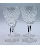 4 Waterford Wine Glasses | Scratched