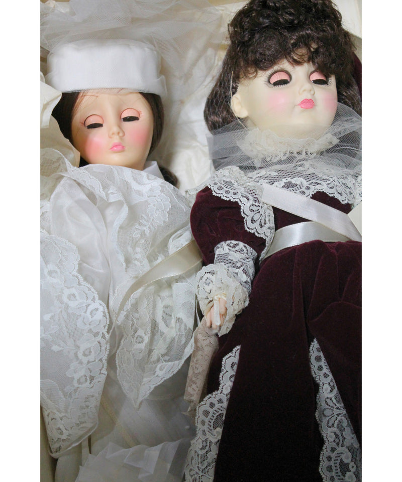 Effanbee | Lot of 2: Gay Paree & Bride Doll | Hat unglued