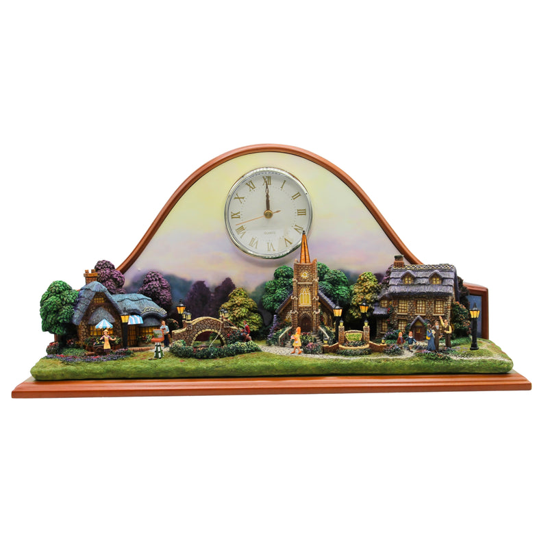 Thomas Kinkade | Lamplight Mantel Clock | Broken People