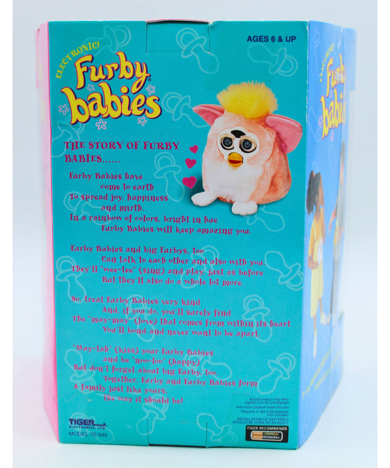 Tiger | Pink Electronic Furby Baby | Non-Mint Box