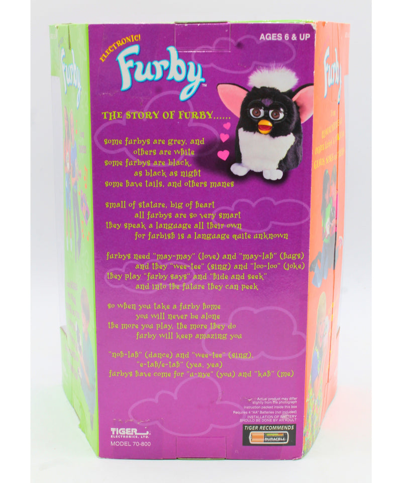 Tiger | Pink/Grey Leopard Electronic Furby | Non-Mint Box