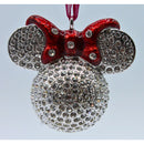 Lot of 4: Mickey & Minnie Ornaments | Mickey Keychain & Paperweight | No Box