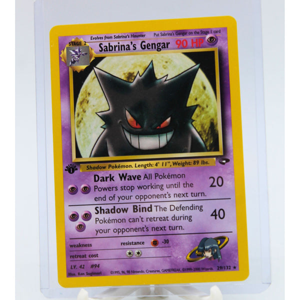 Pokemon | 1st edition Sabrina's Gengar 29/132