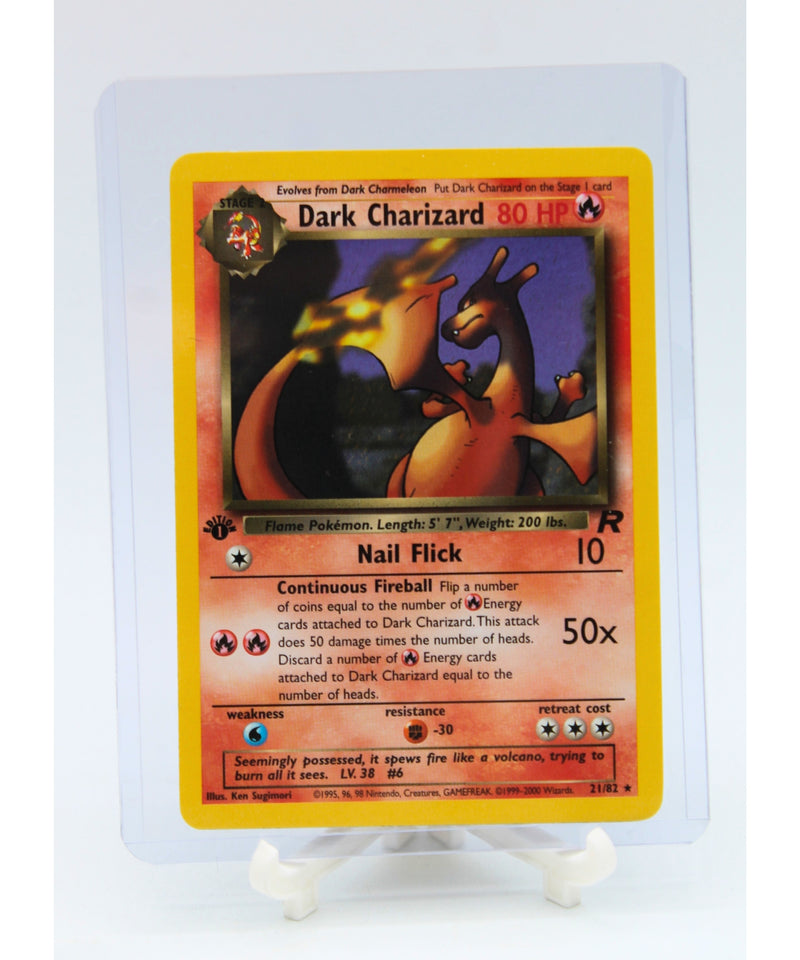 Pokemon | 1st Edition Rare Dark Charizard | Excellent Condition