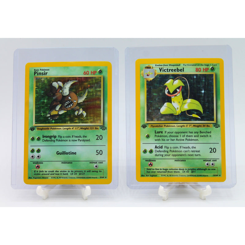 Lot of 2: 1st Edition Rare Holo Pinsir & Victreebel | Excellent Condition