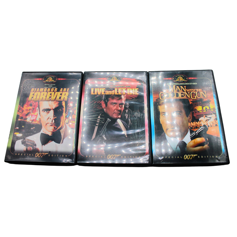 Lot of 12: 1962-1981 James Bond 007 Movie DVDs