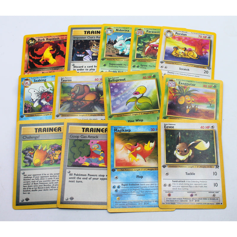 Random Lot of 85: 1st Edition Pokemon Cards | Non - Mint