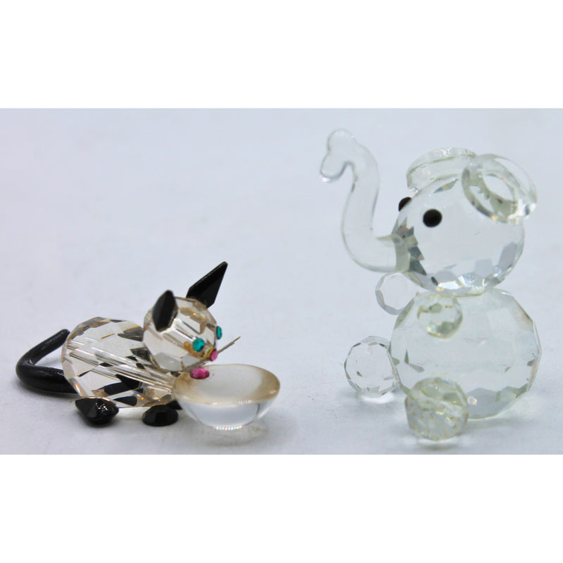 Lot of 7: Crystal & Pewter Animal Figurines | Please Read