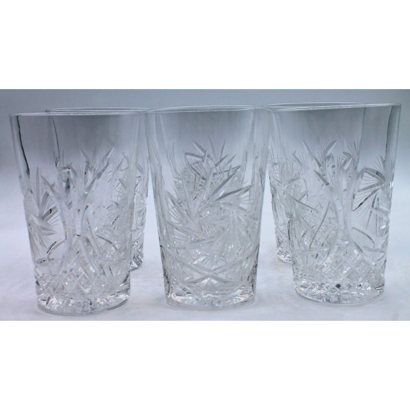 Set of 6 Vintage Cut Star Tumblers | Please Read