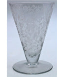 Cambridge Crystal Rose Point Footed Cocktail Glass | Please Read
