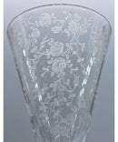 Cambridge Crystal Rose Point Footed Cocktail Glass | Please Read