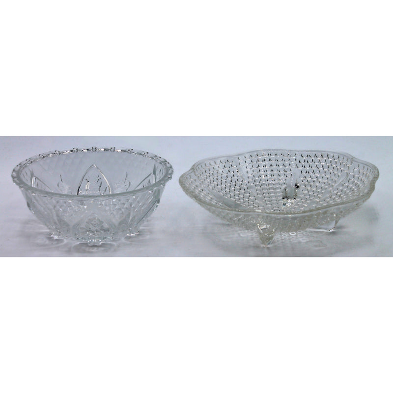 Lot of 4: Crystal Trinket Dishes | Please Read