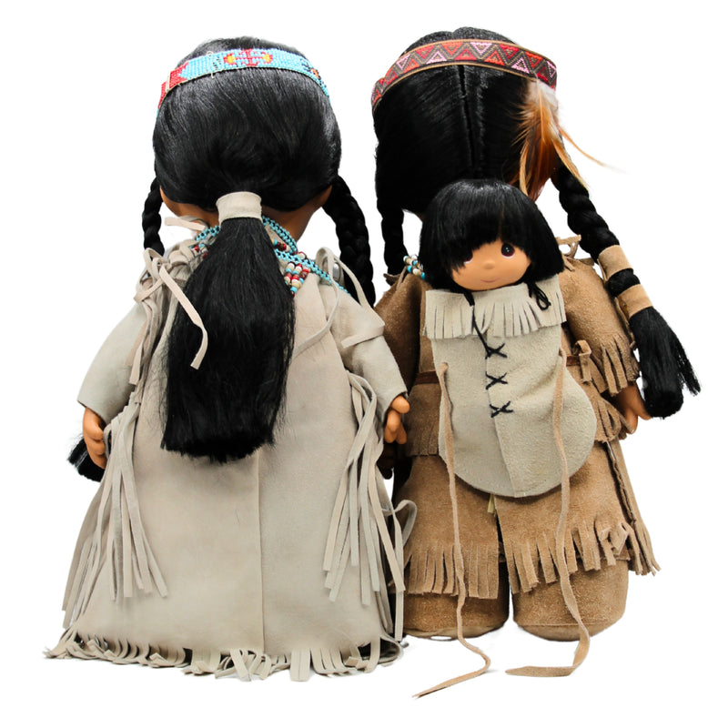 Lot of 2: Sincere Native American & Morning Star with Papoose Doll | Please Read