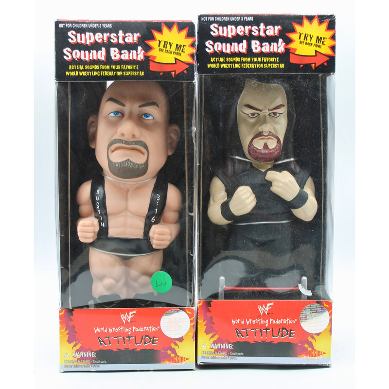 Lot of 2: Superstar Sound Bank Undertaker & Steve Austin | Please Read