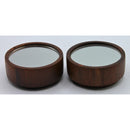 Lot of 9: Assorted Sizes of Round Wooden Display Mirrors | Please Read