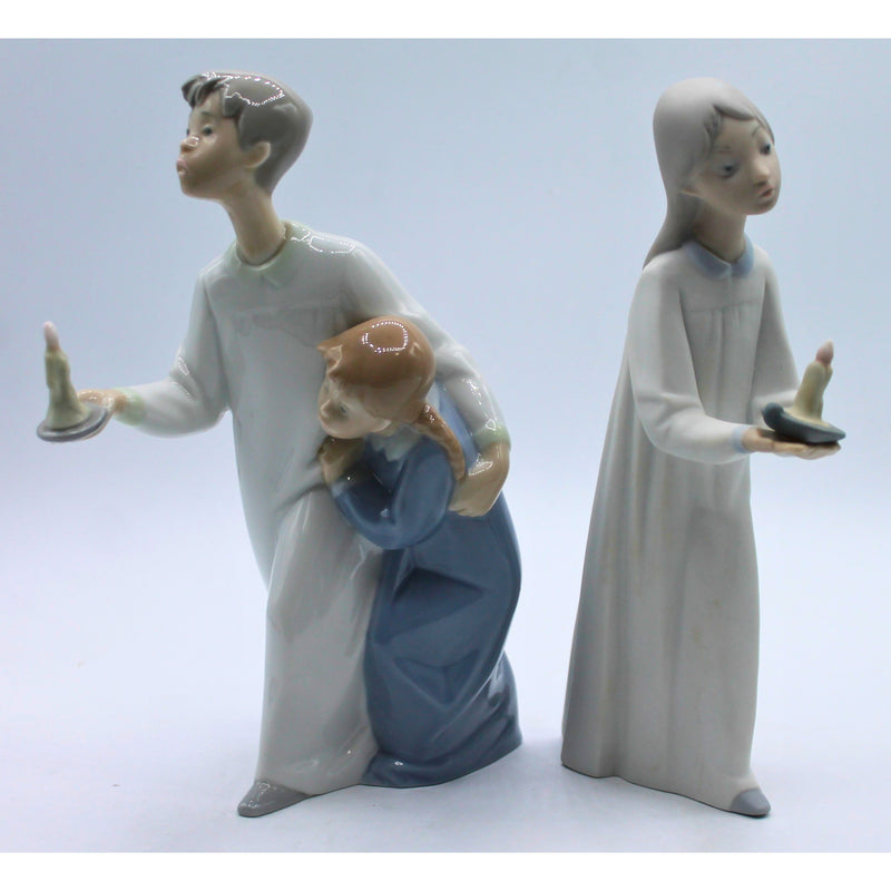 Lot of 2: Girl with Candle & Boy and Girl | Please Read