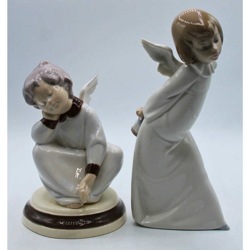 Lot of 2: Smiling Cherub and Sitting Angel | Please Read