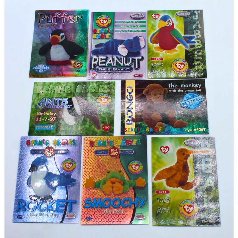 Random lot of 20: TY Beanie Babies Collector Cards | Read