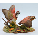 Mallard Duck & Double Bobwhite Quail Bird Figurines | Please Read