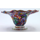 Millefiori Ruffled Edge Footed Italian Dish | Please Read