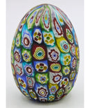 Millefiori Paperweight Glass Egg | Please Read