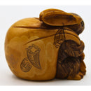 Signed Vintage Japanese Hand Carved Netsuke - Bunny Rabits | Please Read