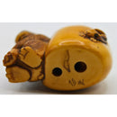 Signed Vintage Japanese Hand Carved Netsuke - Bunny Rabits | Please Read